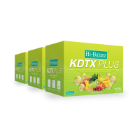 [ผลิตภัณฑ์ดูแลระบบขับถ่าย] Hi-Balanz KDTX Plus ดีท็อกซ์กลิ่นซีตรัส 3 กล่อง รวม 30 ซอง