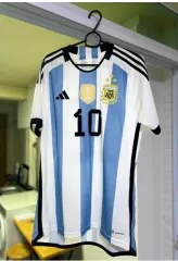 Lionel Messi Argentina Signed Jersey World Cup 2022 - Tagotee