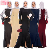 Abaya ตุรกีมุสลิมชุดเสื้อผ้าอิสลาม abayas สำหรับผู้หญิง Hijab ชุดอิสลาม jilbab caftan ดูไบ Kaftan elbise Robe ค่าธรรมเนียมเคาน์เตอร์