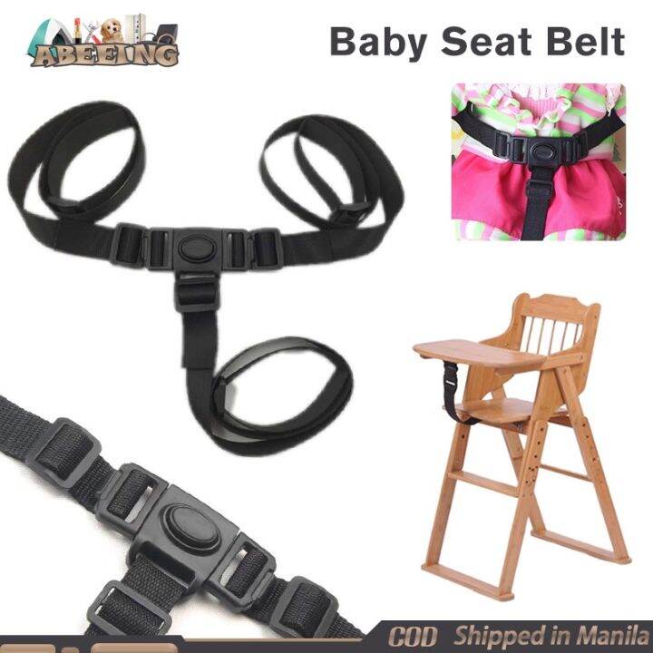 【COD5】 Universal 3 Point Baby Seat Belt For High Chair And Pushchair