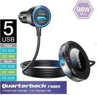 Capdase Quarterback F98M Fast Charging 5-USB (98W max.) Car Charger