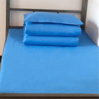 Pure cotton dormitory three-piece student dormitory bunk bed quilt sheet pillowcase accommodation in school