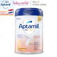 Sữa Bột Aptamil Hà Lan Profutura Duobiotik Số 2, 800g, Cho Bé 6