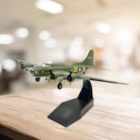 B17จำลอง Miffer 1/144เครื่องบินจำลองย้อนยุคโมเดลเครื่องบินสำหรับชั้นวางของสำนักงานบ้าน