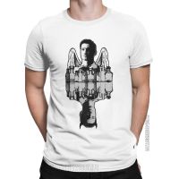 Funny Lucifer Morningstar Devil T-shirt For Men Crewneck Pure Cotton T Shirt Classic Short Sleeve Tees Birthday Gift Tops XS-6XL