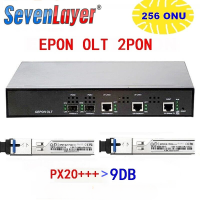 EPON OLT 2PON Ports FTTH CATV OLT with 2PCS PON MODULE