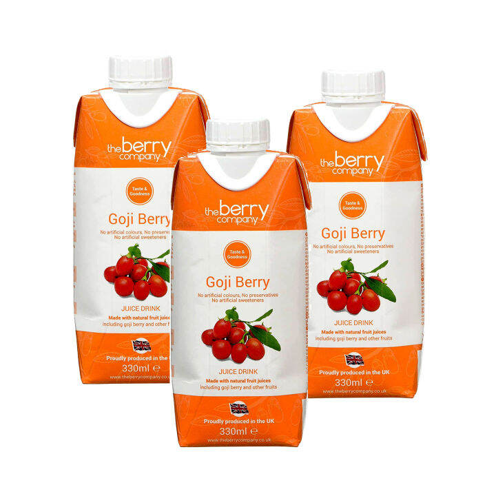 The Berry Company Goji Berry 3 Pcs 330ml Each Lazada Ph