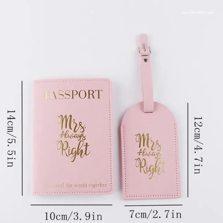 4pcs-portable-mr-mrs-passport-covers-luggage-tags-gift-set-for-couples-honeymoon-travel-card-protector-wedding-bridal-shower-hot