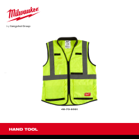 Milwaukee เสื้อเซฟตี้สะท้อนแสง-สีเหลือง รุ่น 48-73-5081