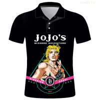 【high quality】  2020 New Jojo Bizarre Adventure 3d Printed Polo Shirts Fashion Ropa De Hombre Short Sleeve Cool Men Camisas Ropa Polo Homme size：s-6xl