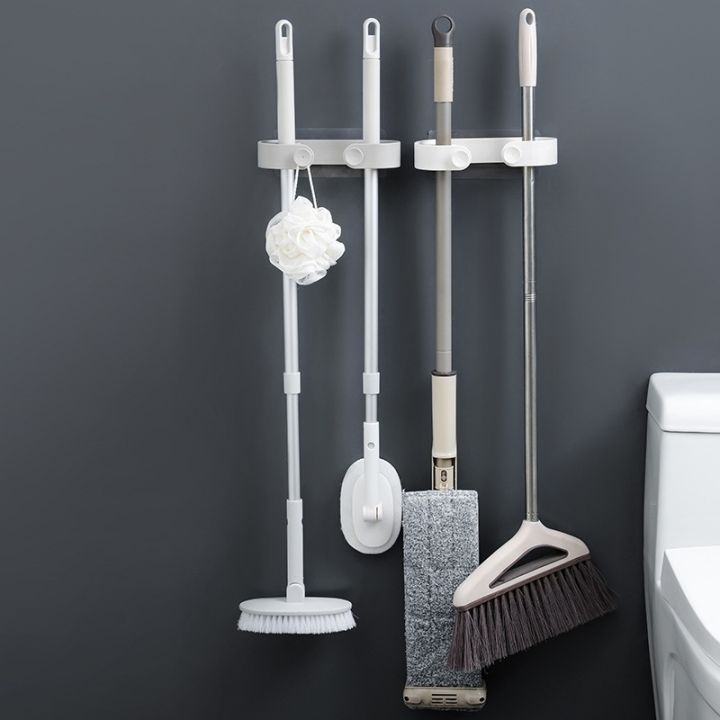 mop-hook-perforation-free-mop-rack-bathroom-strong-wall-mounted-mop-rag-fixed-mop-clip-bathroom-accessories