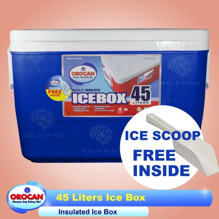 Orocan Icebox 45 Liters Insulated Ice Box Yellow Elephant Everyday