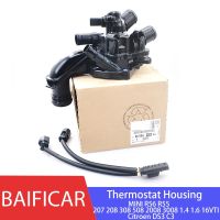 brand new Baificar Brand New Thermostat Housing 9808646980 For MINI R56 R55 Peugeot 207 208 308 508 2008 3008 1.4 1.6 16VTi Citroen DS3 C3