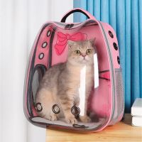 Cat Carrier Backpack Breathable Cat Travel Outdoor Shoulder Bag For Small Dogs Cats Portable Packaging Carrying Supplies