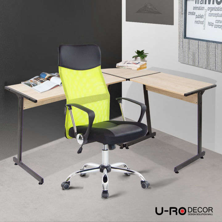 u-ro-decor-ชุดโต๊ะอเนกประสงค์-รุ่น-plus-พลัส-สีโอ๊ค-hiro-ฮิโร่-มี-3-สี-เก้าอี้สำนักงาน-โต๊ะ-โต๊ะทำงาน-ชุดโต๊ะทำงาน-โต๊ะคอมฯ-เก้าอี้ทำงาน