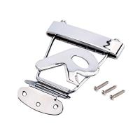 Trapeze Tailpiece R 6 Gitar Senar ของแท้สำหรับ Archtop ชิ้นส่วนสะพานกีตาร์เบสแจ๊ส