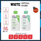 Sữa rửa mặt CeraVe Foaming Facial Cleanser Da Dầu , Da Khô chính hãng từ Mỹ 236ml - White Store