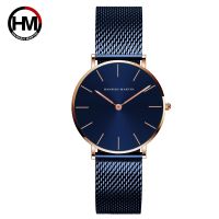 Ms Japan movement contracted watch waterproof watch factory in guangzhou female table blue rose diamond belt watch