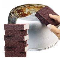 8Pcs Sponge Eraser Carborundum Removing Rust Cleaning Descaling Rub for Cooktop Pot