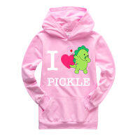 PICKLE 65% Cotton + โพลีเอสเตอร์35% เส้นใยเสื้อฮู้ดอนิเมะรองเท้าแตะเด็กผู้ชายหรือหญิงและฤดูใบไม้ร่วงเด็กเสื้อผ้าแขนยาวเกาหลี Pullover Top การ์ตูนเด็กวัยหัดเดิน0000