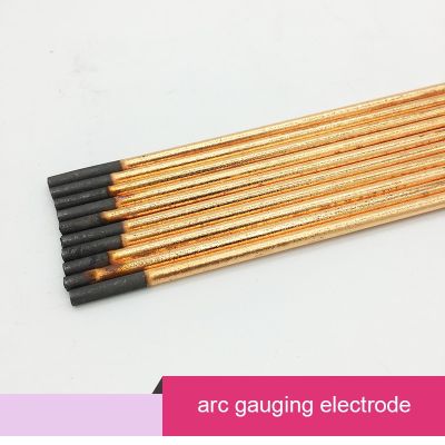 Arc Air Goughing แท่งคาร์บอนเชื่อมไฟฟ้าอิเล็กโทรด Dia 4Mm 5Mm 6Mm 7Mm 8Mm 10Mm