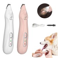 ✈ Cat Paw Trimmer with Led Light Electric Pet Hair Clippers For Dog Cat Around Face Eyes Hair Trimmer Low Noise Pet Beauty Tools