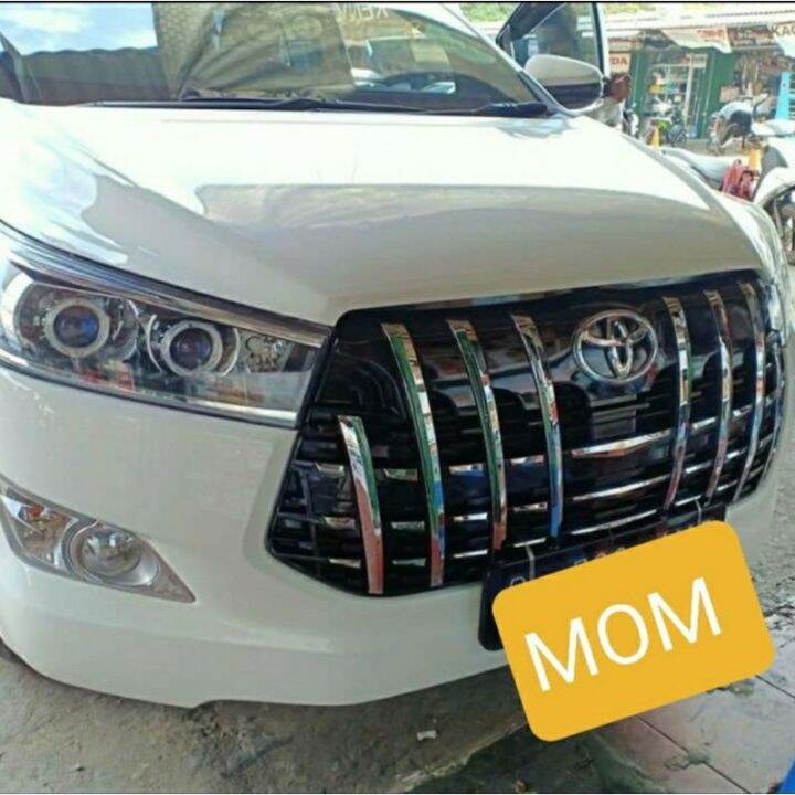 Front Grill Grille Depan Model Apollo Hitam Black Glossy Innova Reborn Lazada Indonesia