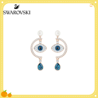 ต่างหูสวารอฟสกี้ Swarovski DUO earrings romantic temperament stud earrings female earrings send girlfriend gifts