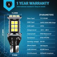 หนึ่งแพ็ค1200LM ไฟถอยหลังสำรองโคมไฟในรถ T15 W16W สำหรับ Mercedes Benz Amg Cla W203 W211 W204 W210 W124 W212 W202 W205