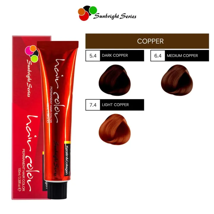 Sunbright Series Keratin Hair Color ( Copper ) 100 ml. SBSR30001 Lazada PH