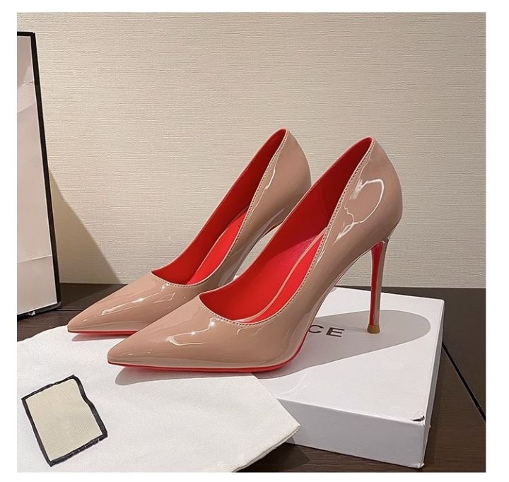 Women Shoes Red Sole High Heels Sexy Pointed Toe Red Sole