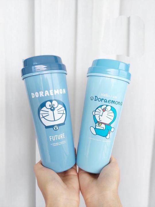 ๋julyshop-แก้วโดเรม่อน-แก้วน้ำเก็บความเย็น-แก้วเก็บเย็น-แก้วน้ำ-แก้วน้ำลิขสิทธิ์แท้-งานคุณภาพ-ส่งจากไทย