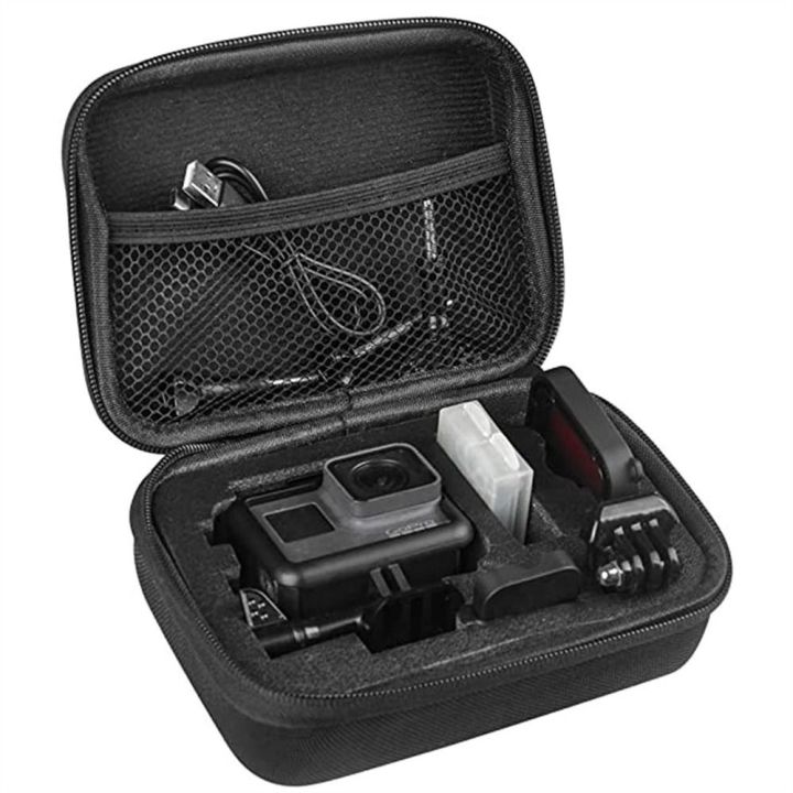 msaxza-อุปกรณ์เสริมกล้องเพื่อการกีฬา-eva-สีดำขนาดใหญ่กันน้ำกันกระแทกสำหรับกระเป๋าเก็บของโกโปรเคสกล้องแอ็คชั่นถือกล้องกระเป๋ากล้องแอคชั่น