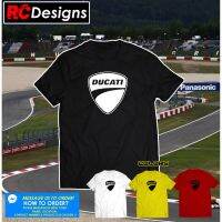 เสื้อยืดแขนสั้นคอกลมDucati T-shirt (Unisex-PolyCotton)_05Cotton 100%  [S-5XL]