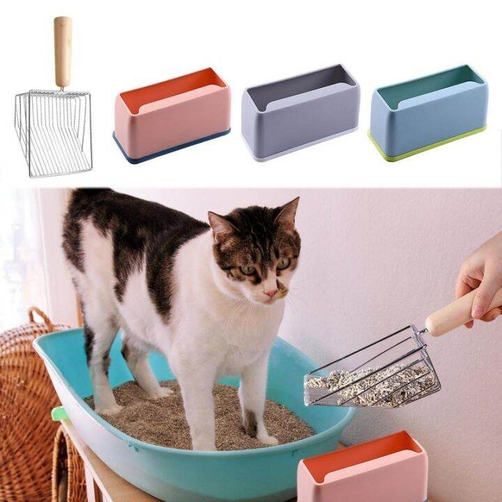 yf-cats-litter-shovel-non-stick-cat-scoop-with-deep-wood-handle-plated-stainless-steel-metal-scooper-poop