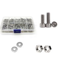 [HOT JIAZZAQQMGW 555] 320Pcs Hexagon Socket Machine Screws Nut Set 304 Stainless Steel M2 M2.5 M3 Hexagonal Head Screw Assortment Kit