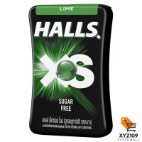 ฮอลล์ เอ็กซ์เอส ลูกอมชูการ์ฟรี กลิ่นไลม์ 13.8 กรัม [Hall XS Candy Chu Gar Free Lime 13.8 grams]