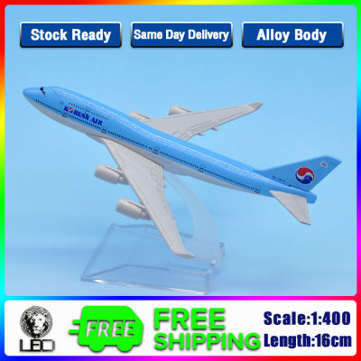 LEO 16cm 1:400 Korean AIR Airbus A380 Boeing 747 airplane models toys for kids car for kids kids toys toys for boys