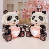 Creative Animal Building Blocks Cute Panda Diamond Blocks Toys For Girls Boys Birthday Gift DIY Bricks Construction Toys