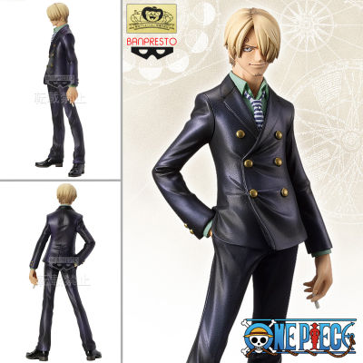 Figure ฟิกเกอร์ งานแท้ 100% แมวทอง Banpresto DXF จาก One Piece วันพีซ เต็มพิกัดสลัดจอมลุย วันพีช Sanji ซันจิ The Grandline Men ชุดสูท Ver Original from Japan Anime อนิเมะ การ์ตูน มังงะ คอลเลกชัน ของขวัญ จากการ์ตูนดังญี่ปุ่น New Collection Model โมเดล