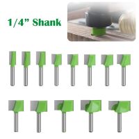 ทำความสะอาดด้านล่าง Router Bit 6.35Mm Shank Milling Cutter แกะสลัก Woodworking Router Bits