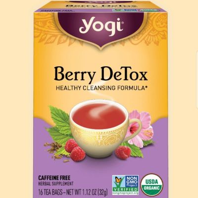 Premium for U📌ชา YOGI TEA DETOX TEA BOX ชาสมุนไพรออแกนิค  ชาเพื่อสุขภาพ จากอเมริกา📌 Berry Detox