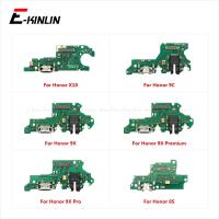 USB ชาร์จพอร์ต Dock Plug Connector Charger พร้อมไมโครโฟน Flex Cable สำหรับ HuaWei Honor 9A 9S 9C 9X Premium Pro 8S 10X Lite-harjea4397887