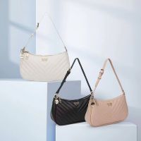 GUESS New Fashion Rhombus Solid Color Underarm Ladies Bag One Shoulder Handbag Versatile Casual Dumpling Bag