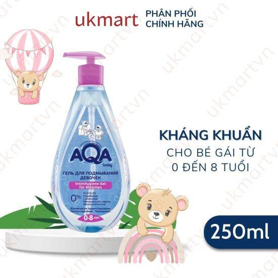 Dung dịch vệ sinh cho bé aqa baby cho bé 0-8 tuổi 250ml - ảnh sản phẩm 1