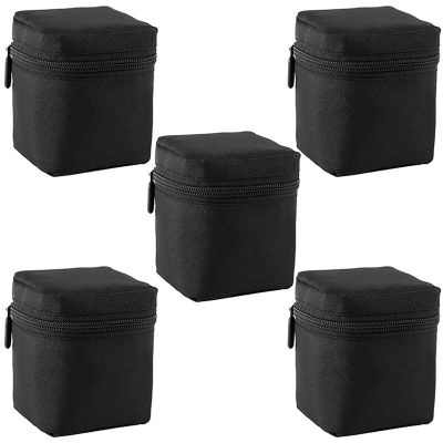 5X Camera Lens Bag DSLR Padded Thick Shockproof Protective Pouch Case Lens Pouch for DSLR Camera