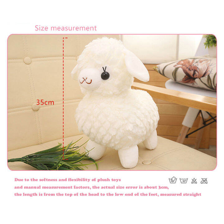 แกะตุ๊กตาตุ๊กตาสัตว์ของเล่น-alpaca-แกะตุ๊กตาตุ๊กตาของขวัญวันเกิดสำหรับเด็กสาวเด็ก