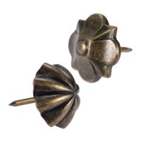 ¤ 10pcs Antique Bronze Upholstery Furniture Nails Clover/Umbrella Pattern 20x22mm Jewelry Wood Box Sofa Tack Stud Pushpin Doornail