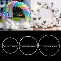 ✷❖ 60/80/100cm DIY Balloon Arch Plastic Wreath Balloon Hoop Ring for Wedding Birthday Party Decor Kids Baby Shower Circle Garland