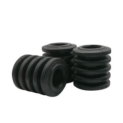 1 PC of Special shaped Rubber Buffer Sleeve Elastic Coupling Buffer Column Threaded Hollow Tube Inner Plug Hose Plug